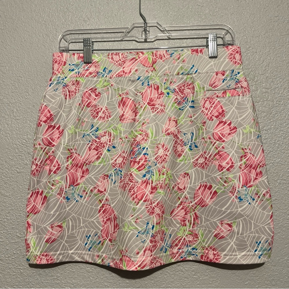 Pebble Beach Dry-Luxe Performance Floral Golf Skirt Skort Size Medium